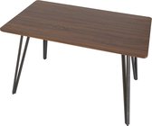 Baytex Eettafel 120 cm Arona Donker Bruin