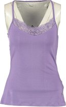 Aaiko soepel slim fit paars topje met kant - valt kleiner - Maat S