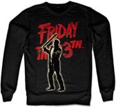 Friday The 13th Sweater/trui -XL- Jason Voorhees Zwart