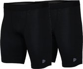 2-Pack Donnay compressie short - Sportbroek - Heren - Maat L - Zwart