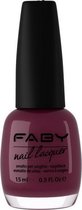 Faby Nagellak Milos Dames 15 Ml Vegan Rood