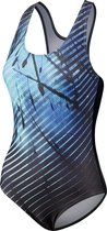 Beco Badpak Beactive Dames Polyamide/elastaan Blauw/zwart Mt 46