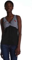 Pussy Deluxe Mouwloze top -XXL- Vichy Cherry Multicolours