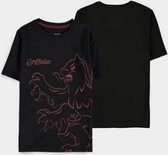 Harry Potter - Gryffindor Kinder T-shirt - Kids 146 - Zwart