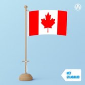 Tafelvlag Canada 10x15cm | met standaard