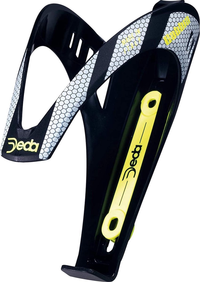 Deda Bidonhouder Gabbia Nylon/polymeer Zwart/geel