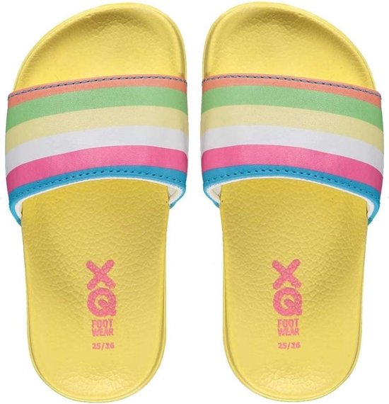 De vreemdeling Logisch calorie Xq Footwear Badslippers Meisjes Polyester Geel Maat 33/34 | bol.com
