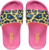 Xq Footwear Badslippers Meisjes Polyester Roze/geel Maat 27/28