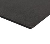 Datona® Rubberen mat 25 stuks - 38 x 55 cm - Zwart