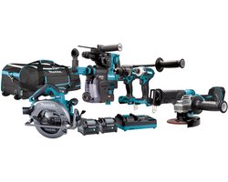 Makita DK0128G601 Accu Combiset 6-delig XGT 40V Max 4.0Ah in Tas