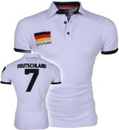 EK Voetbal - Heren Polo - Duitsland - Wit