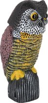 Uil Tuinbeeld 37x17x16 cm - Tuin decoratie - Dieren beelden - Uilen – Deco – Beeldjes - Vogel
