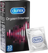 Durex Orgasm Intense Condooms - 10 Stuks - Drogisterij - Condooms - Transparant - Discreet verpakt en bezorgd