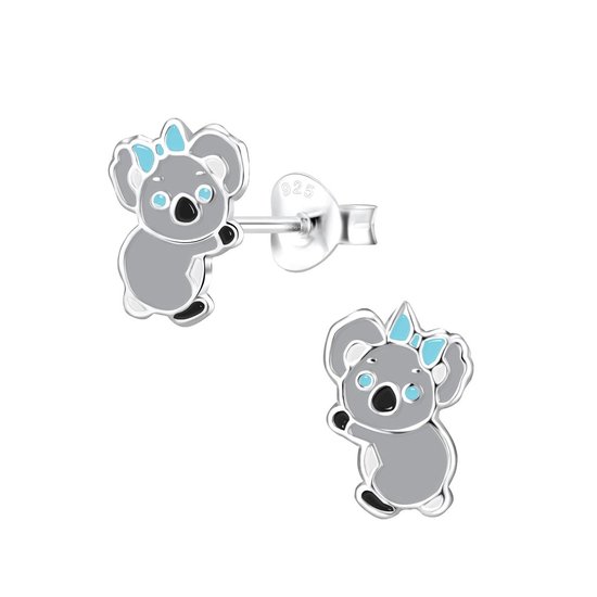 boucles d'oreilles enfant koala en argent avec nœud | boucles d'oreilles  Girl Argent |... | bol.com