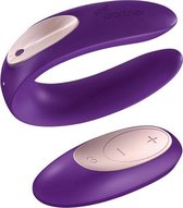 Satisfyer Partner Toy Plus - Remote Koppel Vibrator - Vibo's - Vibrator Speciaal - Paars - Discreet verpakt en bezorgd