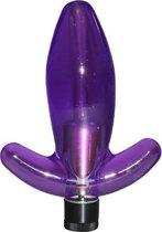 Charmeur Vibrerende Buttplug - Vibo's - Vibrator Anaal - Paars - Discreet verpakt en bezorgd