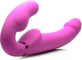 Opblaasbare Strapless Strap-on met Afstandsbediening - Toys voor dames - Strap on - Roze - Discreet verpakt en bezorgd