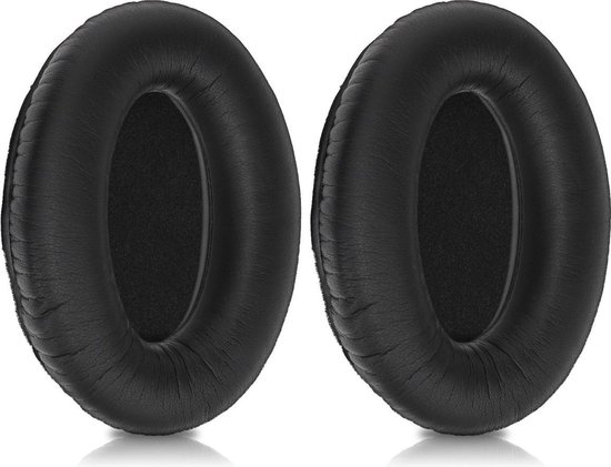 kwmobile 2x oorkussens geschikt voor Bose A20 Aviation Headset - Earpads voor koptelefoon in zwart