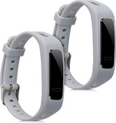 kwmobile 2x armband voor Honor Band 3e - Bandjes voor fitnesstracker in grijs