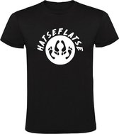 Hatseflatse Porno Heren t-shirt |  Massa is kassa | hatseflatsen | Peter Gillis | Zwart