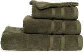 Superzachte handdoek set - Olijfgroen - The One Towelling