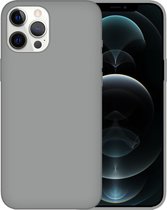 Hoesje geschikt voor iPhone 12 Pro Max - Backcover - TPU - Grijs