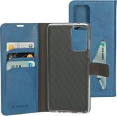 Mobiparts Classic Wallet Case Samsung Galaxy A72 (2021) 4G/5G Steel Blauw hoesje