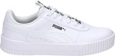 PUMA Carina Bold Dames Sneakers - Puma White-Puma White - Maat 40