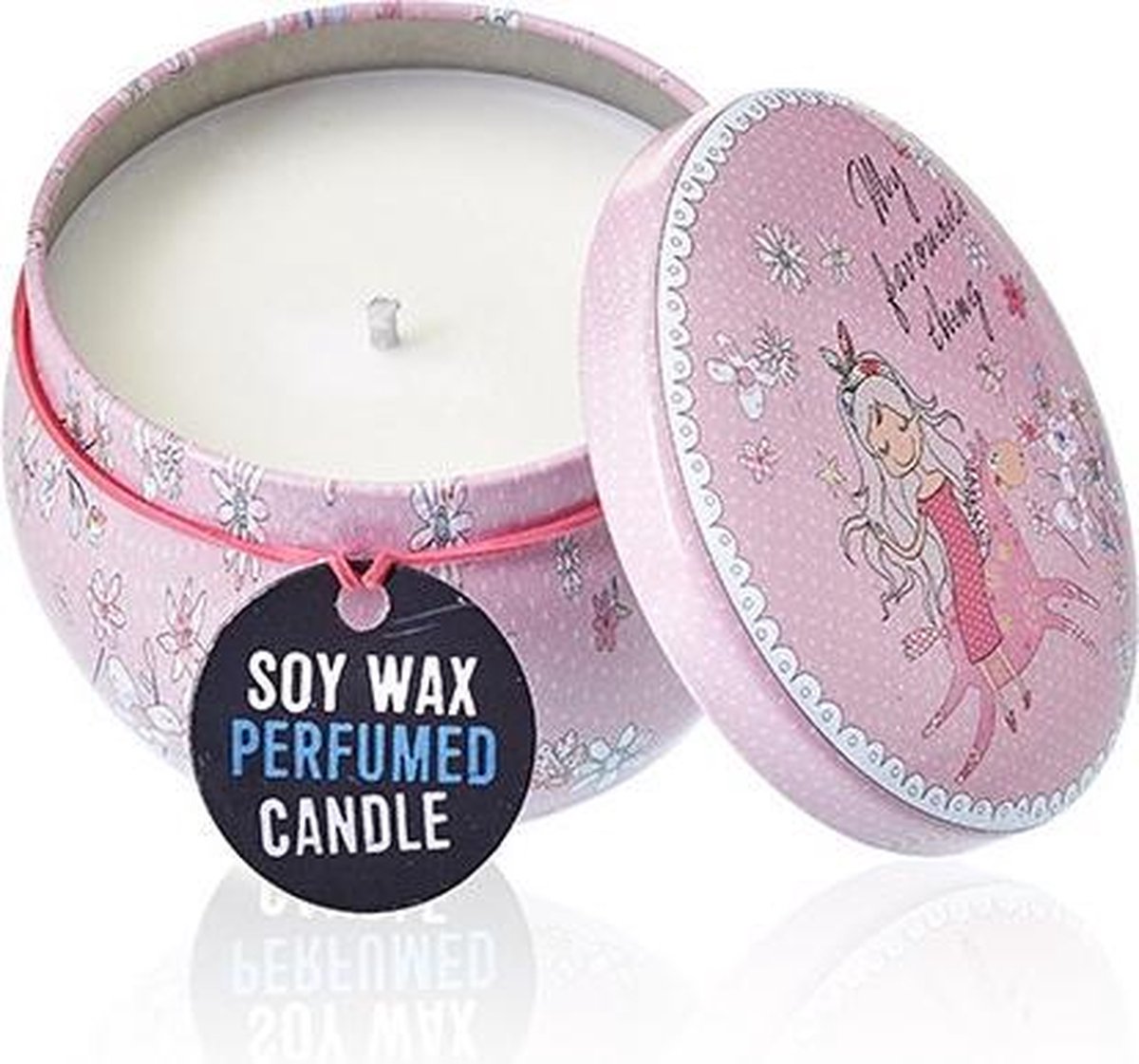 Ancient Wisdom 6 x Art Tin Candle - Vriendelijke berichten multicolor