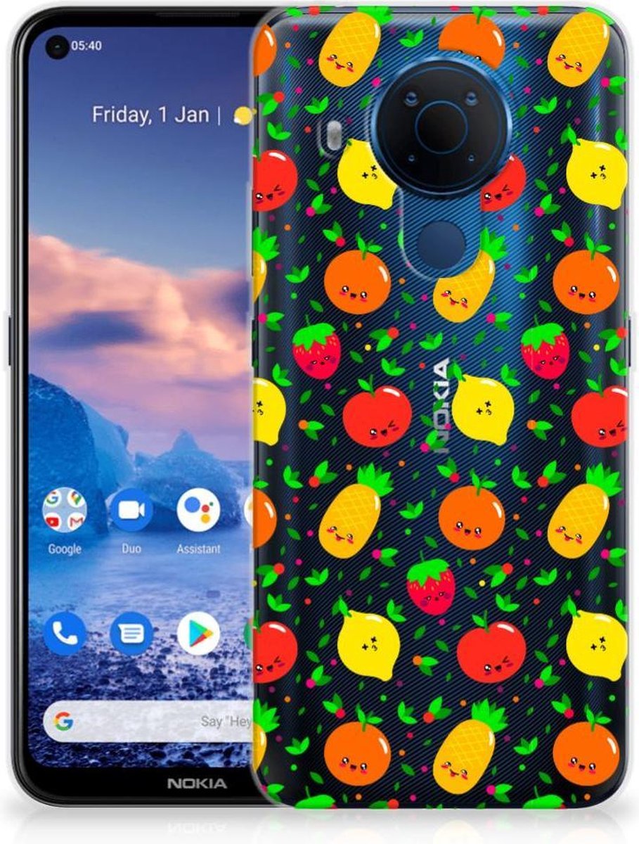 Nokia 5.4 Siliconen Case Fruits