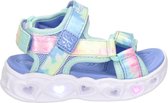 Skechers Heart Lights meisjes sandaal - Blauw multi - Maat 34