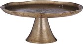 Mica Decorations Plateau Antiek - H10 x Ø25 cm - Aluminium - Goud