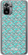 6F hoesje - geschikt voor Xiaomi Redmi Note 10S -  Transparant TPU Case - Minecraft - Diamonds! #ffffff