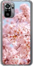 6F hoesje - geschikt voor Xiaomi Redmi Note 10S -  Transparant TPU Case - Cherry Blossom #ffffff