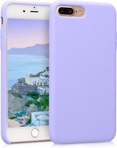 kwmobile telefoonhoesje voor Apple iPhone 7 Plus / iPhone 8 Plus - Hoesje met siliconen coating - Smartphone case in lavendel