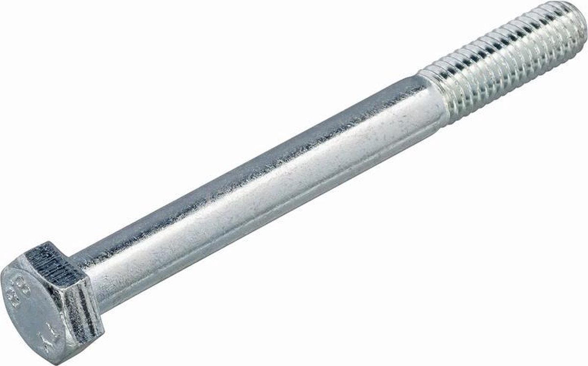 Zeskantbout M10x140mm Staal Verzinkt - 50 stuks