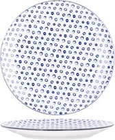 Tondo Blauw Dessertbord - Ontbijtbord - Ø 19cm