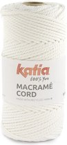 100 meter Katia Macrame Touw Wit - macrame koord - gerecycleerd getwijnd touw - voor macramé plantenhanger - macrame plantenhanger