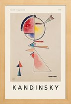 JUNIQE - Poster met houten lijst Kandinsky - Unstable Compensation