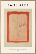 JUNIQE - Poster met kunststof lijst Klee - A Guardian Angel Serves a