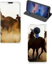 Bookcase Nokia 5.4 Smart Cover Cowboy