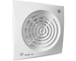 Soler & Palau Silent-100 Badkamer-/Toiletventilator met Bewegingssensor - 230V AC - 5W - 95 m³/h - 26dB - IP45 - SILENT-100CDZ