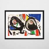 Joan Miro Modern Surrealism Poster 14 - 50x70cm Canvas - Multi-color