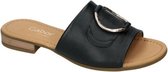 Gabor -Dames -  zwart - slippers & muiltjes - maat 40