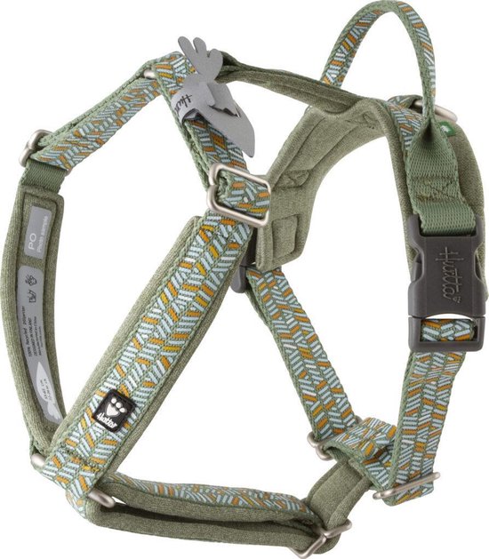 Hurtta Hondentuig – Hondenharnas – Y-harness – Kleur: hedge – Maat:65-80 cm
