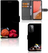 GSM Hoesje Geschikt voor Samsung Galaxy A72 Bookcover Ontwerpen Voetbal, Tennis, Boxing… Sports