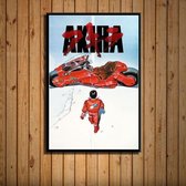 Akira Poster 8 - 60x80cm Canvas - Multi-color