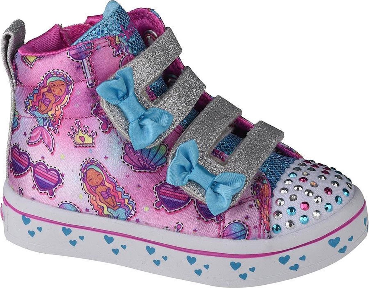 Skechers Twi-Lites Mermaid Gems 20223N-MLT Kinderen Roze sneakers