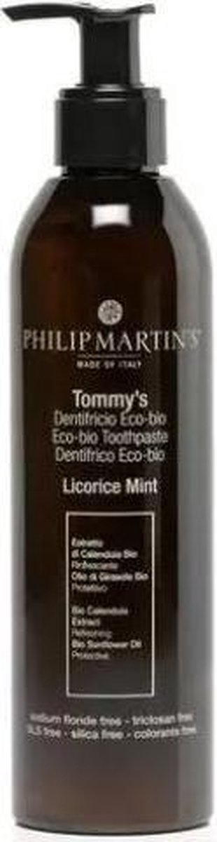 Philip Martin's Tandpasta Skin Care Tommy's Licorice Mint