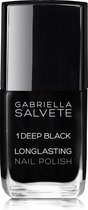 Gabriella Salvete - Longlasting Enamel Nail Polish - Nail Polish 11 ml 01 Deep Black